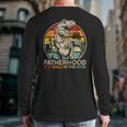 Vintage Fatherhood Is A Walk In The Park DadRex Dinosaur Long Sleeve T-Shirt Back Print Vintage Fatherhood Is A Walk In The Park DadRex Dinosaur Long Sleeve T-Shirt Back Print