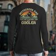 Vintage Motocross Dad Just Like A Normal Dad Only Cooler Long Sleeve T-Shirt Back Print