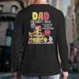 The Wheels On The Bus Dad Birthday Crew Party Toddler Kids Long Sleeve T-Shirt Back Print