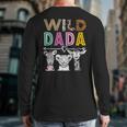 Wild Dada Zoo Theme Birthday Safari Jungle Matching Party Long Sleeve T-Shirt Back Print Wild Dada Zoo Theme Birthday Safari Jungle Matching Party Long Sleeve T-Shirt Back Print