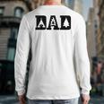 Camping Dad Father's Day Outdoor Bushcraft Camper Long Sleeve T-Shirt Back Print