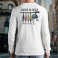 Catch Ya Later Vintage Fishing Lures Outdoor Dad Son Long Sleeve T-Shirt Back Print