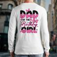 Dad Of The Birthday Girl Pink Family Birthday Girls Party Long Sleeve T-Shirt Back Print