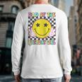 Dad Of The Birthday Girl Retro Family Matching Party Bday Long Sleeve T-Shirt Back Print
