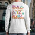 Dad Of The Birthday Ice Cream Family Matching Party Long Sleeve T-Shirt Back Print