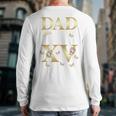 Dad Of The Miss Quince XV Birthday Mexican Quinceanera Long Sleeve T-Shirt Back Print