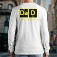 Dad Periodic Table Of Elements Long Sleeve T-Shirt Back Print