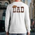 Dad Western Family Matching Birthday Cowboy Cowgirl Long Sleeve T-Shirt Back Print