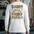 Daddy Of The Wild One 1St Birthday Boy Safari Jungle Long Sleeve T-Shirt Back Print