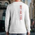 Distressed US American Flag Father Shirt Best Dad Ever Long Sleeve T-Shirt Back Print Distressed US American Flag Father Shirt Best Dad Ever Long Sleeve T-Shirt Back Print