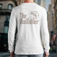 Father Day The Rodfather Dad Fishing From Daughter Son Long Sleeve T-Shirt Back Print