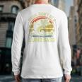 Fishing Father Day Tee Bruh Don't Be a Dumb Bass Dad Long Sleeve T-Shirt Back Print