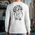 Long Hair Dachshund Lover Doxie Mom Dad Cute Wiener Dog Small Long Sleeve T-Shirt Back Print