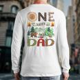 One Happy Dad Camper 1st Birthday Boy Camping Bear Long Sleeve T-Shirt Back Print
