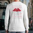 Pirate Dad Skull And Crossbones Tampa Gasparilla Captain Long Sleeve T-Shirt Back Print