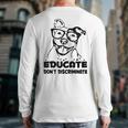 Pit Bull LoverShirt Pitbull Mom Rescue Dog Dad Puppy Long Sleeve T-Shirt Back Print