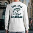 Reel Cool Grandad Fishing Grandpa Vintage Style Long Sleeve T-Shirt Back Print Reel Cool Grandad Fishing Grandpa Vintage Style Long Sleeve T-Shirt Back Print