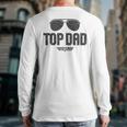 Top Gun Top Dad Long Sleeve T-Shirt Back Print