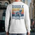 Vintage Doodle Dad Aussie Doodle & Goldendoodle Long Sleeve T-Shirt Back Print