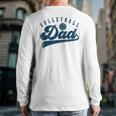 Volleyball Dad Daddy Father's Day Long Sleeve T-Shirt Back Print Volleyball Dad Daddy Father's Day Long Sleeve T-Shirt Back Print