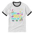 1980s 80's Baby 1990s 90's Made Me Birthday Nostalgia Vibes Unisex Cotton Ringer T-Shirt
