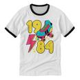1984 Retro Raised In The 80s Old School Nostalgia Vibes Unisex Cotton Ringer T-Shirt 1984 Retro Raised In The 80s Old School Nostalgia Vibes Unisex Cotton Ringer T-Shirt