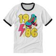 1986 Retro Raised In The 80s Old School Nostalgia Vibes Unisex Cotton Ringer T-Shirt 1986 Retro Raised In The 80s Old School Nostalgia Vibes Unisex Cotton Ringer T-Shirt