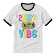 2000's Vibe Hip Hop Costume Early 2000s Party Nostalgia Unisex Cotton Ringer T-Shirt