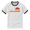 70's 80's 90's Music Nostalgia Video Cassette Tape VHS Retro Unisex Cotton Ringer T-Shirt