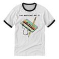 70s 80s 90s Retro Party Costume Nostalgia Cassette Unisex Cotton Ringer T-Shirt