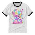 80's Baby 90's Made Me 1980s 1990s Nostalgia Retro Party Premium Tri-Blend Unisex Cotton Ringer T-Shirt