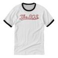 The 80S Eighties Decade Nostalgia Music Vintage Varsity Unisex Cotton Ringer T-Shirt