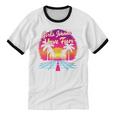 80s Fashion Girls Just Wanna Have Fun 1980s Nostalgia Unisex Cotton Ringer T-Shirt