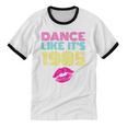 80s Outfit Women Nostalgia Eighties Party Unisex Cotton Ringer T-Shirt