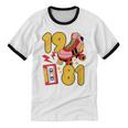 80s Vibes Mixed Tapes & Roller Skates 1981 Nostalgia Retro Unisex Cotton Ringer T-Shirt 80s Vibes Mixed Tapes & Roller Skates 1981 Nostalgia Retro Unisex Cotton Ringer T-Shirt
