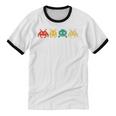 80s Video Game Vintage Nostalgia Retro Arcade Novelty Unisex Cotton Ringer T-Shirt