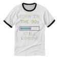 90s Baby Tired Millennial Burnout Nostalgia Parenting Unisex Cotton Ringer T-Shirt 90s Baby Tired Millennial Burnout Nostalgia Parenting Unisex Cotton Ringer T-Shirt