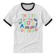This Is My 90s Costume Mixtape Era Outfits Nostalgia 1990s Premium Tri-Blend Unisex Cotton Ringer T-Shirt