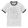The 90s I'd Go Back For Five Minutes Nostalgia Quote Unisex Cotton Ringer T-Shirt