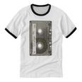 90s MUSIC NOSTALGIA GRAPHIC Unisex Cotton Ringer T-Shirt