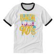 90's Nineties 1990s Nostalgia Unisex Cotton Ringer T-Shirt