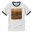 90s Roadtrip Animals Photo Cat Sloth Dog Retro Nostalgia Unisex Cotton Ringer T-Shirt