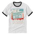 90's Vibe Vintage Style Cassette Tape Nostalgia 1990s Party Unisex Cotton Ringer T-Shirt 90's Vibe Vintage Style Cassette Tape Nostalgia 1990s Party Unisex Cotton Ringer T-Shirt