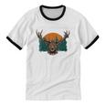 More Answers While Hunting Introvert Hunter Antisocial Unisex Cotton Ringer T-Shirt