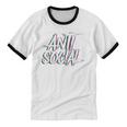 Anti Social Anti Social Club Introvert People Haters Unisex Cotton Ringer T-Shirt