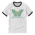 Anti-Social Introvert Butterfly Unisex Cotton Ringer T-Shirt Anti-Social Introvert Butterfly Unisex Cotton Ringer T-Shirt