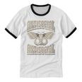 Antisocial Butterfly Quote Socially Selective Introvert Unisex Cotton Ringer T-Shirt