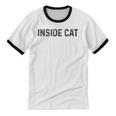 Antisocial Introvert Women Men Kids Inside Cat Unisex Cotton Ringer T-Shirt Antisocial Introvert Women Men Kids Inside Cat Unisex Cotton Ringer T-Shirt