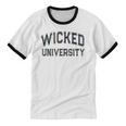 Antisocial WICKED UNIVERSITY Introvert Don't Call Me U Unisex Cotton Ringer T-Shirt Antisocial WICKED UNIVERSITY Introvert Don't Call Me U Unisex Cotton Ringer T-Shirt