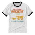 Ask Me About Ancient Times I'm From The 1900s Humorous Joke Unisex Cotton Ringer T-Shirt Ask Me About Ancient Times I'm From The 1900s Humorous Joke Unisex Cotton Ringer T-Shirt